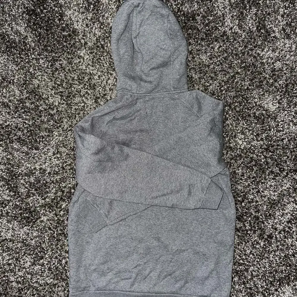 Jordan Hoodie Size L Gray Jumpman Logo Fleece